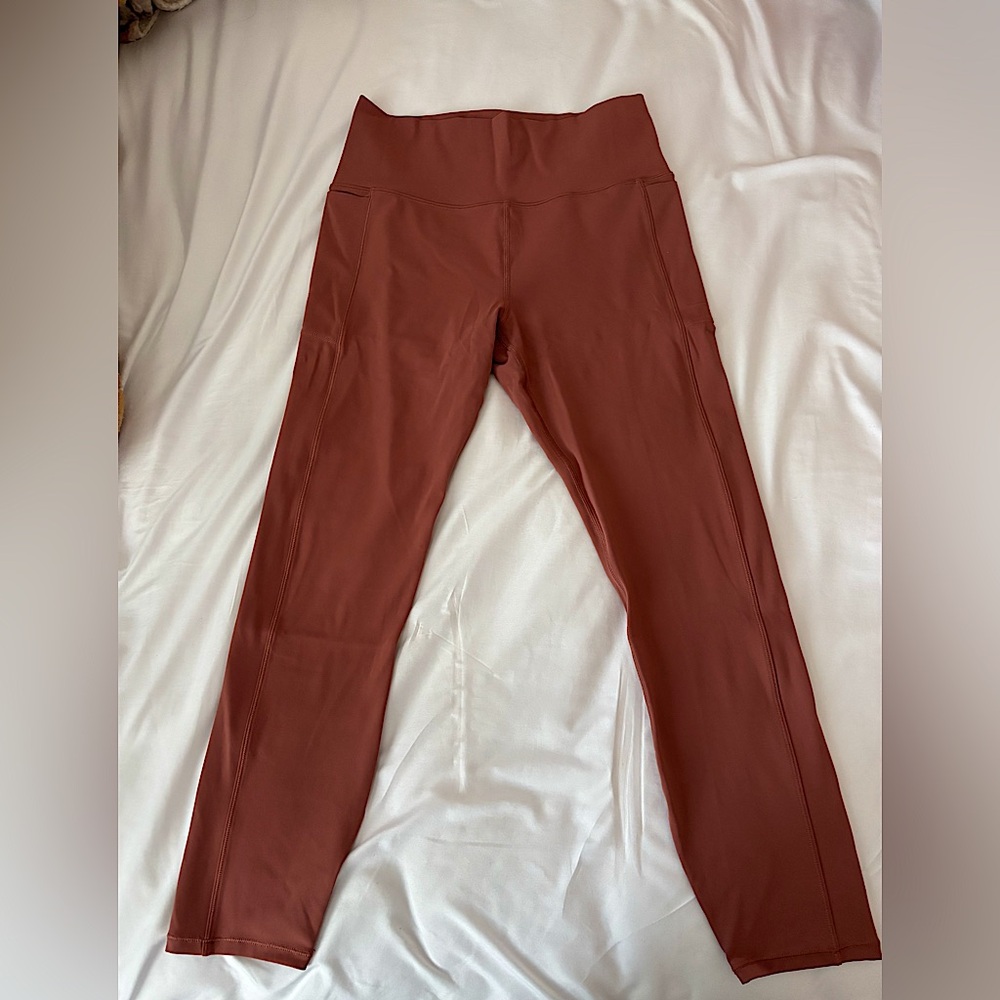 Vuori Studio Pocket Legging Rosewood M-Short